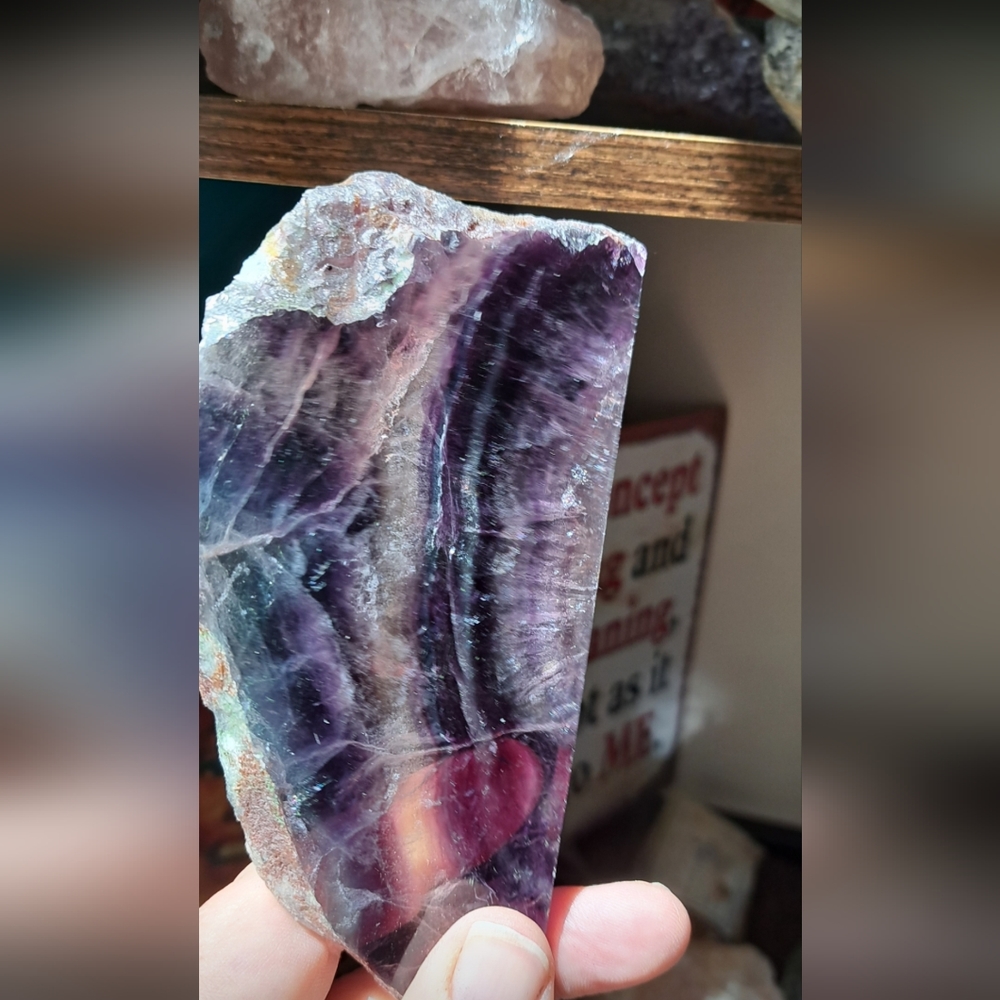 Flourite slab
